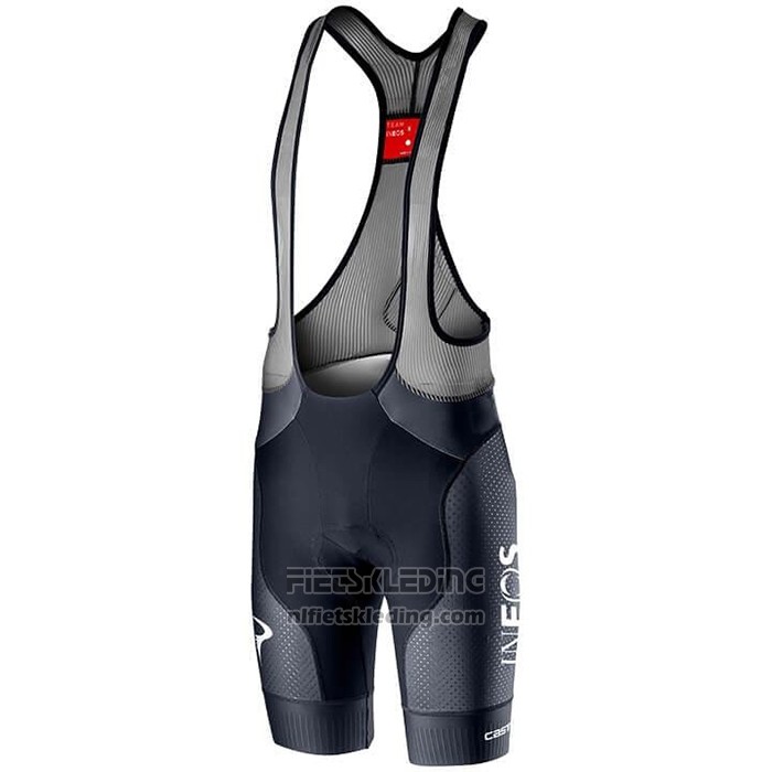 2021 Fietskleding Ineos Grenadiers Donker Blauw Korte Mouwen en Koersbroek